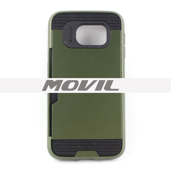 NP-2396 2 en 1 tpu    pc funda  para Samsung Galaxy S6-14